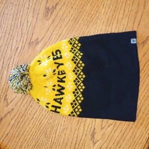 Iowa Hawkeyes bogan hat beanie Adult one size